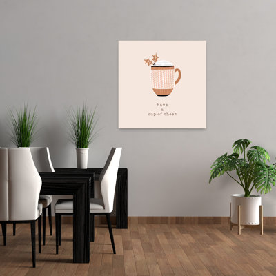«Hot Cocoa Cheer», impression murale contemporaine
