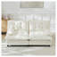 Canapé modulaire 2 places avec canapé à assise profonde en chenille et coussins en treillis Cloud-2030406734-2030406732