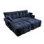 Canapé modulaire ergonomique à deux places avec 2 repose-pieds-51722700
