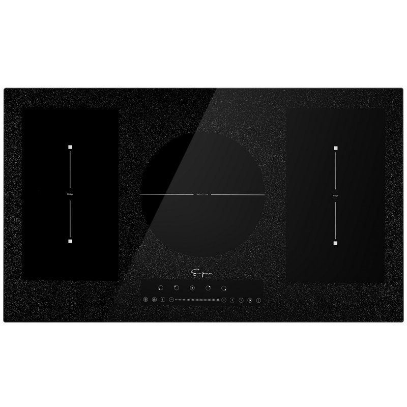 Empava 36" Black Ceramic 5 Burner Induction Cooktop