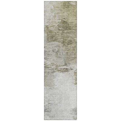 Khloei Washable Abstract Indoor / Outdoor Rug