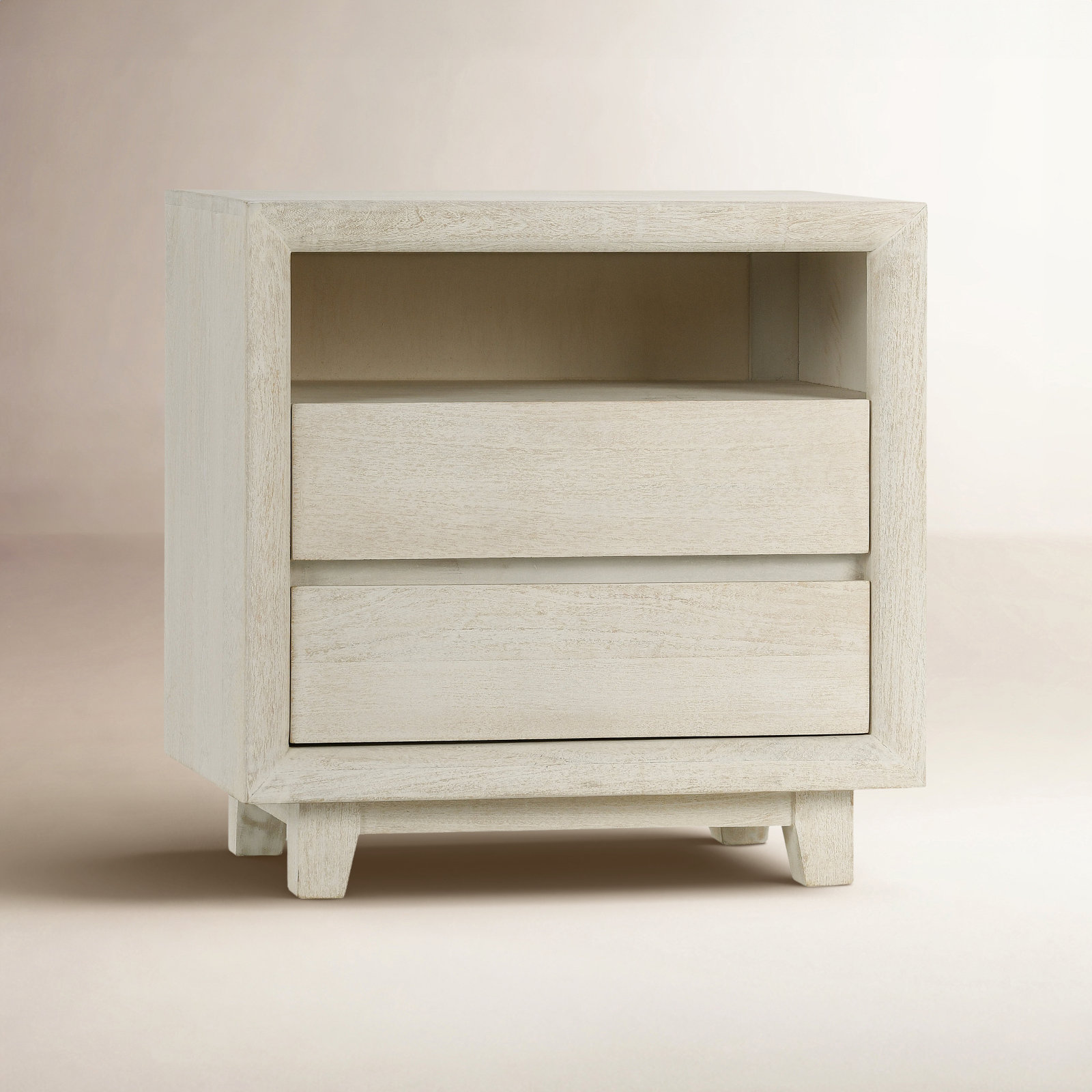 Longfellow 2-Drawer Mango Nightstand