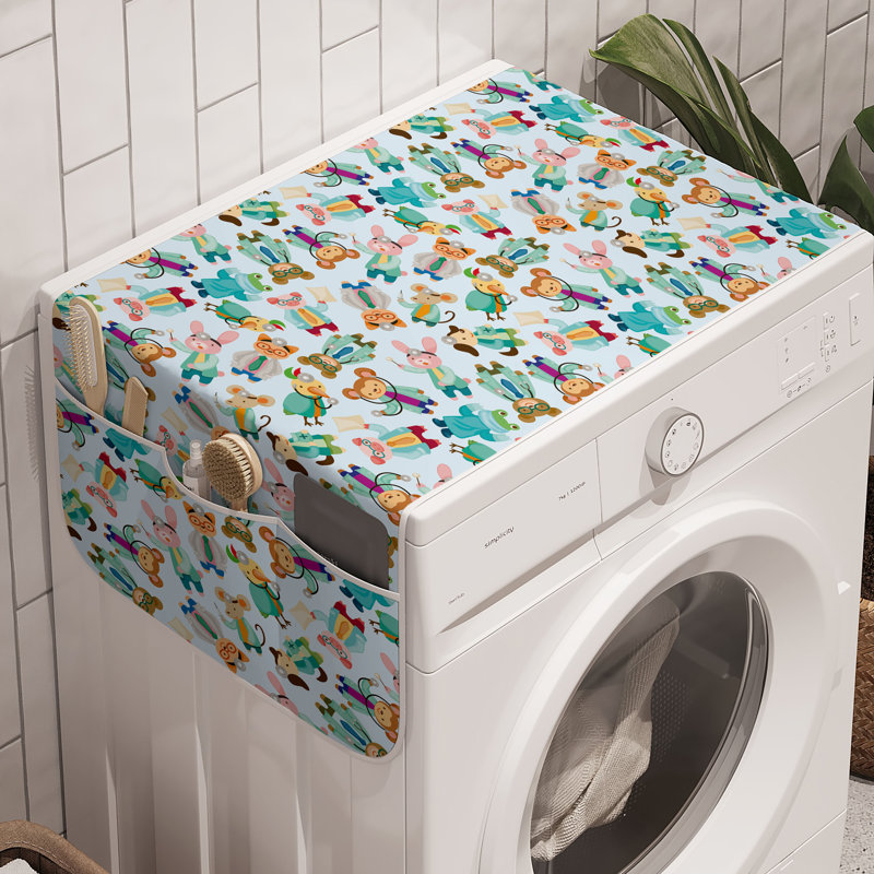 Multicolore bleu pâle 47 po x 18,5 po East Urban Home