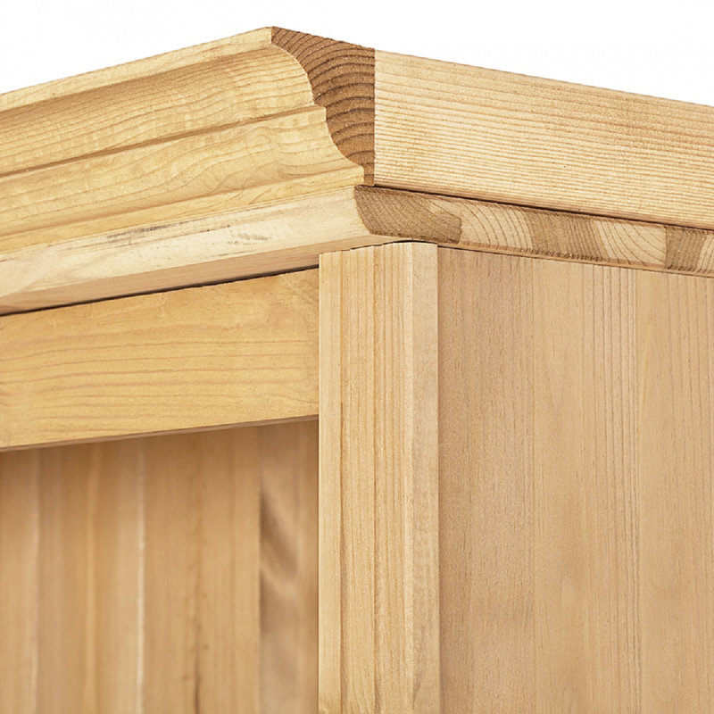 Delbis Solid Wooden Library Bookcase H:223 W:148 cm