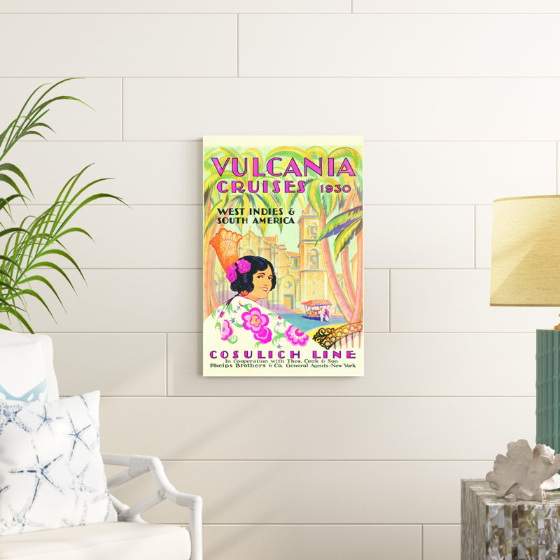 «Vintage Travel Brochures» par Wild Apple Portfolio - Publicité sur toile tendue, H 30 po x l 20 po
