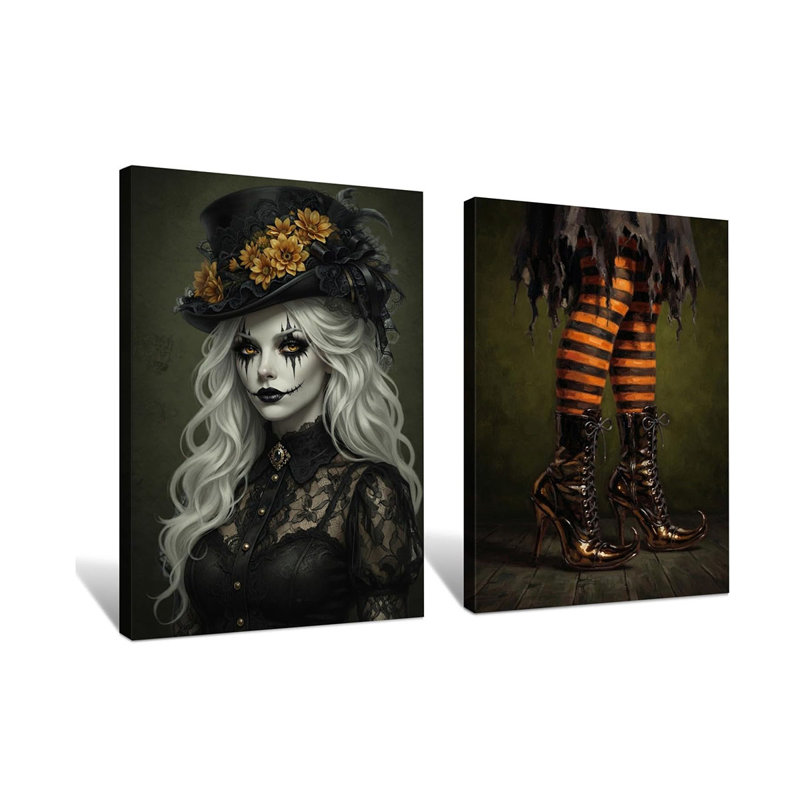 2 Piece Wrapped Canvas Wall Art, 90cm H x 60cm W