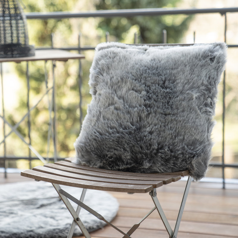 Samba Square Cushion, Silver