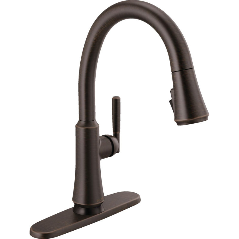 Touch2O Kitchen Faucet with Touchless Technology, Venetian Bronze
