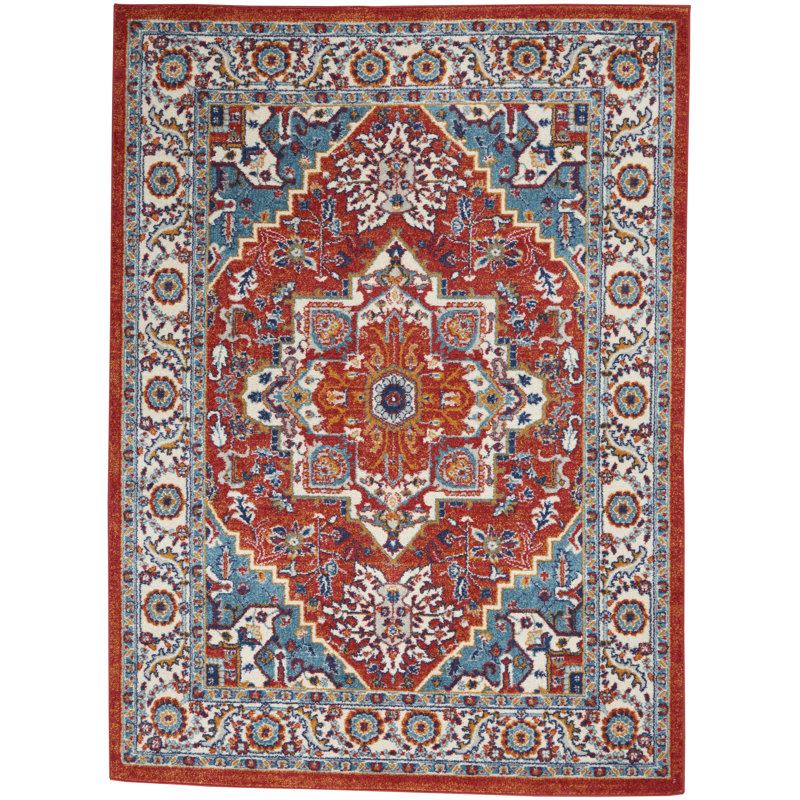 Oriental Indoor Rug, Rectangle 5'3" x 7'3"