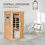 Chambre simple avec sauna à infrarouge