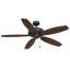 Ventilateur de plafond standard à 5 pales de 52 po avec chaîne de traction Luyster-141469273