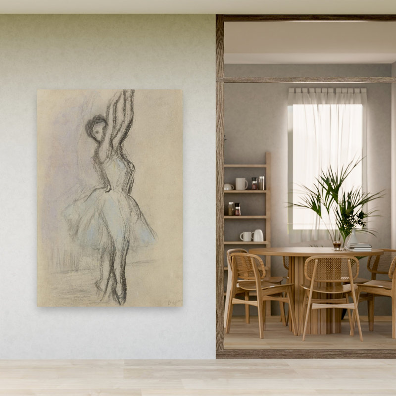 «Dancer on the Pointe», reproduction d'art murale classique contemporaine, H 60 po x l 40 po