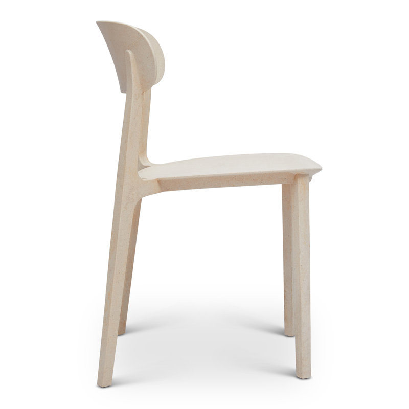 Metro Spencer Eco-Friendly Outdoor Stacking Chair - Set of 4, Beige