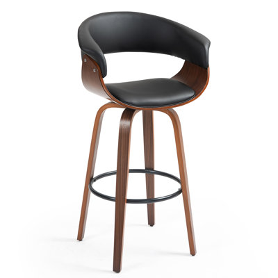 Lysha Swivel Upholstered Counter Stool