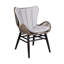 Chaise d'appoint de patio avec coussin Dayville Eucalyptus-306174772