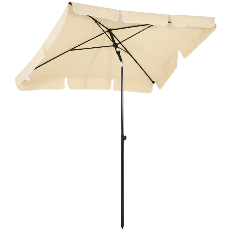 Ahviana 198cm Tilt Market Parasol, Beige