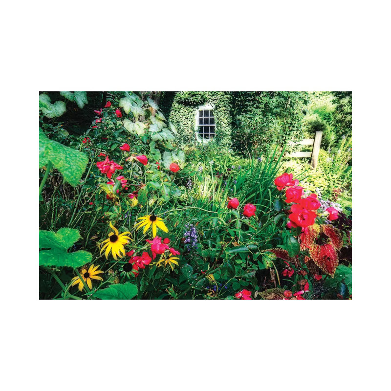 Country Garden, Far Hills, New Jersey by George Oze - Wrapped Canvas Print, 30.48 cm H x 45.72 cm W