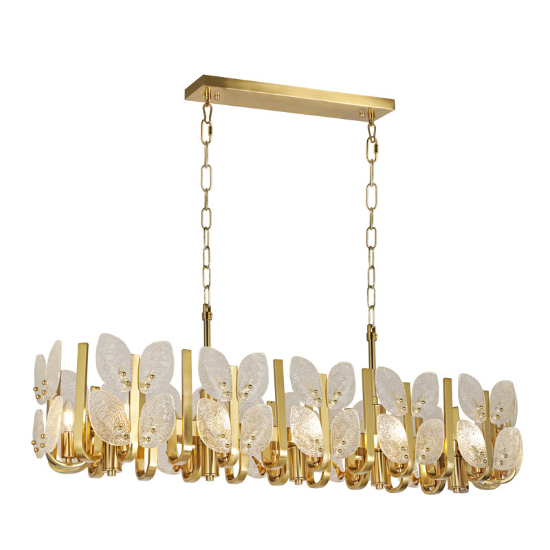Lustre linéaire en laiton