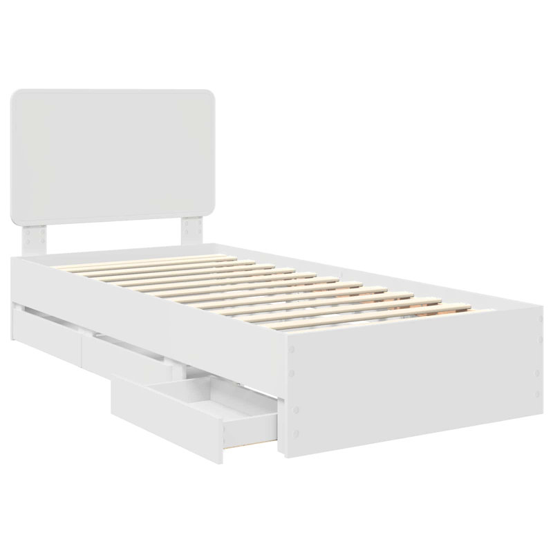 Bed, Small Single (2'6), White