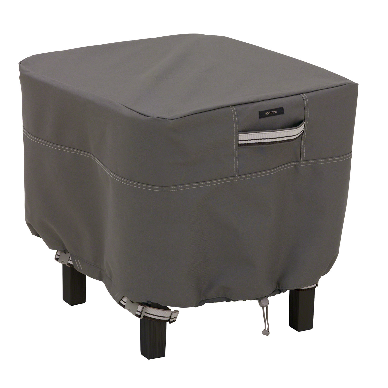 Jaylon Breathable Outdoor Patio Table Cover, 17" H x 26" W x 26" D