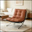 Chaise d'appoint avec pieds en métal et rembourrage doux-132922242