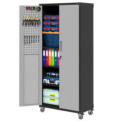 Garage Storage Cabinet With Wheels