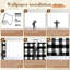 Peel and Stick Wallpaper Wall Mural Gingham seamless Black white Checked plaid repeating Wall Art Self Adhesive and Removable