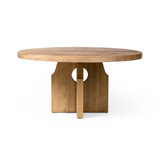 Allandale Round Dining Table in Black Elm