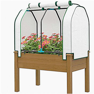 Outdoor Planter Box,Convenient Raised Garden Bed