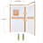 Bella CORE 2 Wall Tub and Shower Surround with Katrina Design Strip up to 48Dx48Wx102H-50199030