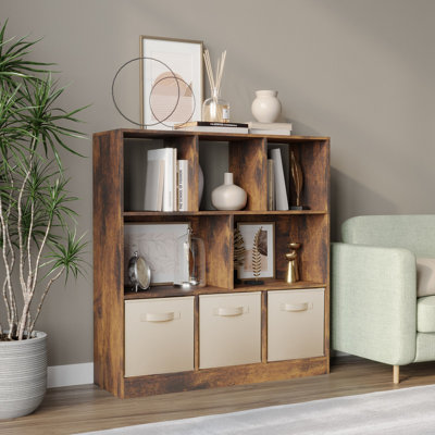 95.3cm H x 88.8cm W Cube Bookcase