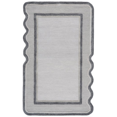 Martha Stewart 4953 Hand Tufted 80% Wool; 20% Cotton Geometric Rug