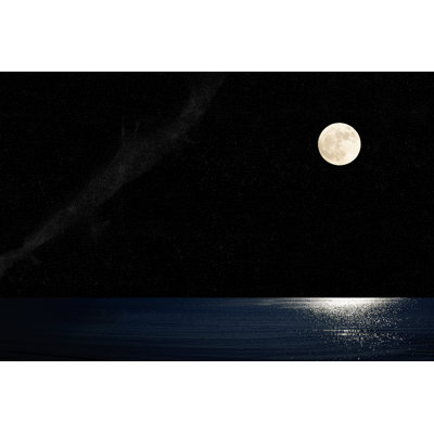 Full Moon From The Sea by Kyoshino