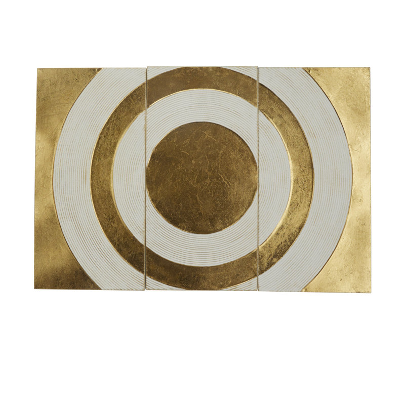 Glam Abstract Wall Decor on Metal