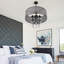 Lustre tambour en cristal 4 lumières Icenhour