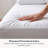 Delara Organic Waterproof Mattress Protector 100% Waterproof TPU Membrane, GOTS Certified Organic Cotton Surface, Noiseless & Breathable, 19" Deep Pocket, Machine Washable - Full 54"×75"-552817341