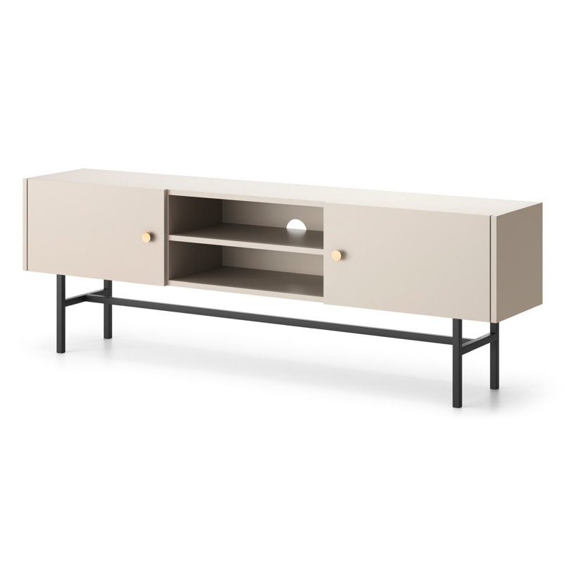 TV-LOWBOARD Divenos 155 cm, Taupe