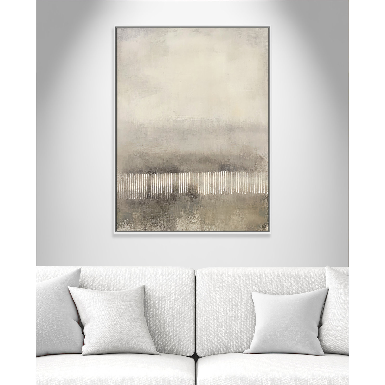 Balanced Silence I Print by Irena Orlov, 41.5" H x 31.5" W, White Floater