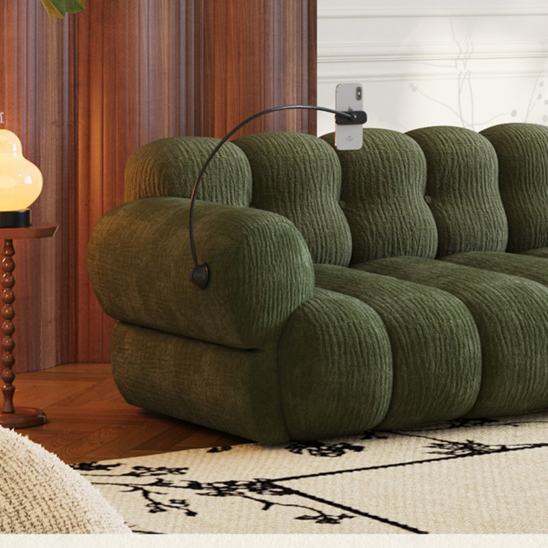Canapé French Chenille, Atrovirens
