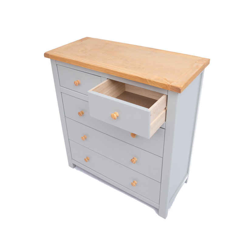 Seay 90cm W 5 - Drawer Chest of Drawers