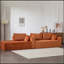 Canapé modulaire à compression avec méridienne confortable, canapé en forme de L sans os pour une assise profonde et un confort modulaire dans les salons et les appartements-1515358516