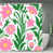Pink Floral & Green Leaves