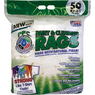 Intex 99972 White Paint & Cleaning Rags (50Ct)-1PK