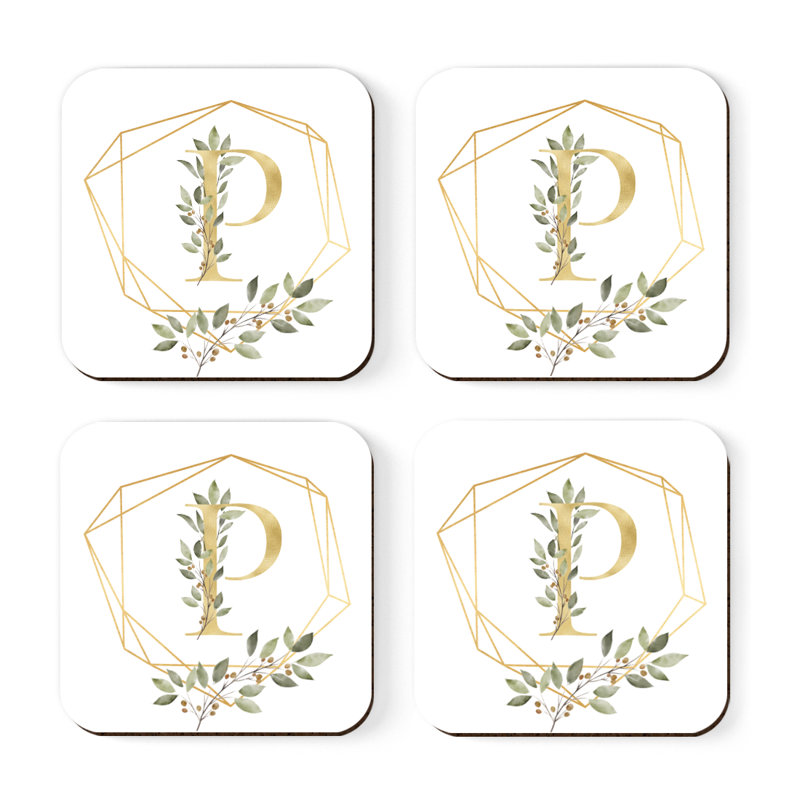 Sous-verres Café à monogramme, P