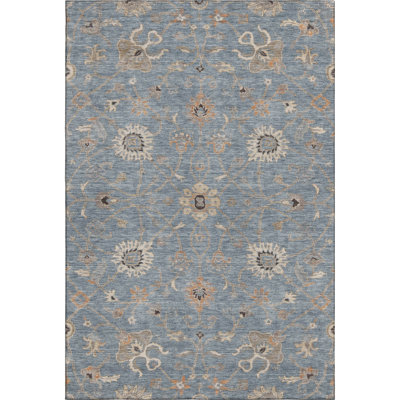Premium Machine Washable Ducote AMF1137 Global Rug