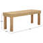 Banc tissé Coltun