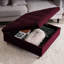 Agoura 93cm Wide Velvet Tufted Square Ottoman with Storage-982048312