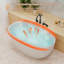 Baignoire autoportante en résine solide à cascade