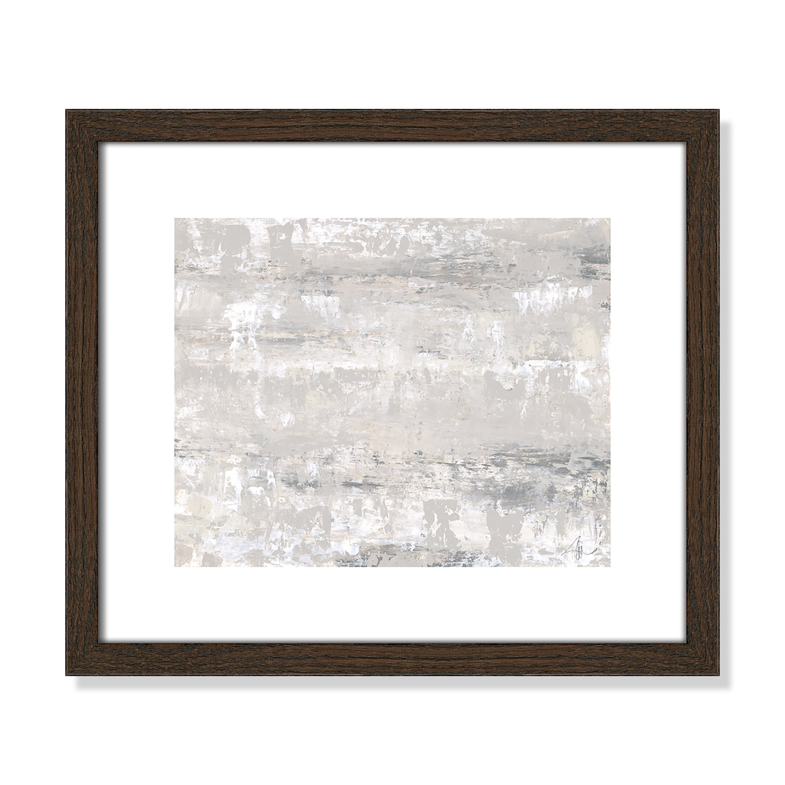 Desert Winds by Filippo Ioco - Print, Walnut Wood Framed Paper, 13" H x 15" W x 0.75" D