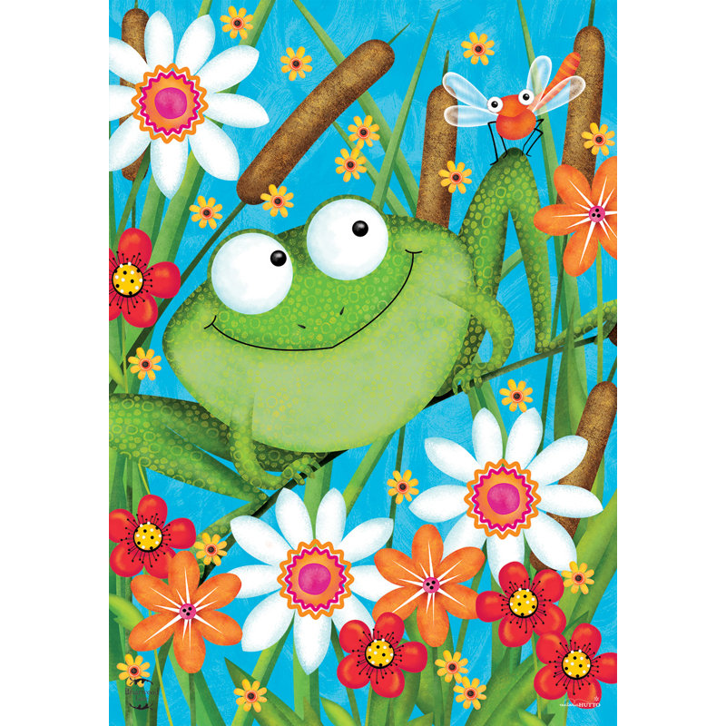 Drapeau de jardin Froggy Fun Summer